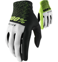 Guantes 100% Celium Negro Blanco Amarillo Fluor |33600080|