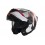 Casco MT Atom 2 Sv Emalla B0 Blanco Negro Rojo Mate |1335B23102|