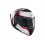 Casco MT Atom 2 Sv Emalla B0 Blanco Negro Rojo Mate |1335B23102|