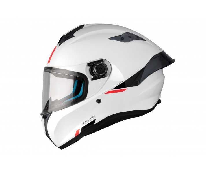 Casco MT Targo S Solid A0 Blanco Perla Brillo |134300000010|