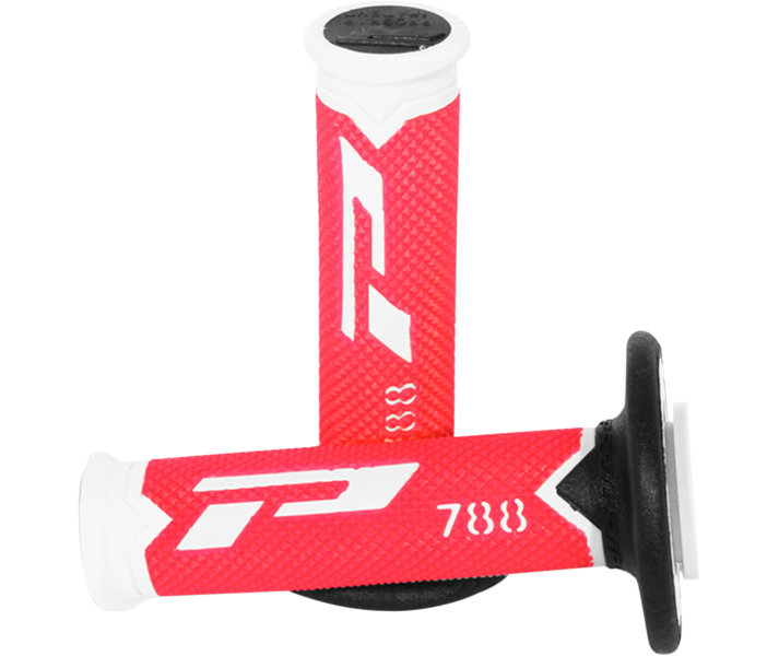 Puños Progrip Grips788 Blanco Rojo Negro |06301649|