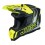 Casco Just1 J-22 Carbono Amarillo Fluor Negro |6060010294005|