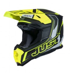 Casco Just1 J-22 Carbono Amarillo Fluor Negro |6060010294005|