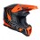 Casco Just1 J-22 Carbono Naranja Fluor Gris Plata |6060010153005|