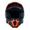 Casco Just1 J-22 Carbono Naranja Fluor Gris Plata |6060010153005|