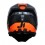 Casco Just1 J-22 Carbono Naranja Fluor Gris Plata |6060010153005|