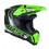 Casco Just1 J-22 Carbono Verde Fluor Negro |6060010145005|