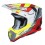 Casco Just1 J-22 F Frenetik Amarillo Fluor Rojo Blanco |6060020271003|