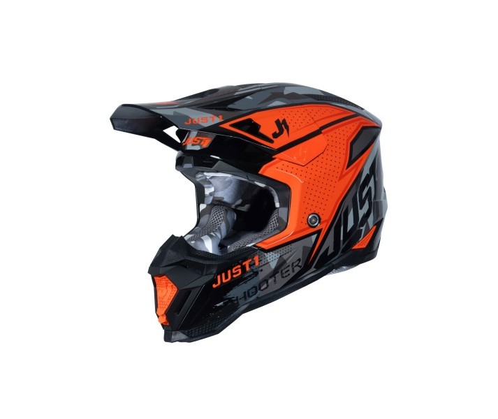 Casco Just1 J40 Shooter Camo Naranja Negro |6060170153001|