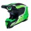 Casco Just1 J40 Flash Blanco Verde Negro |6060170291002|