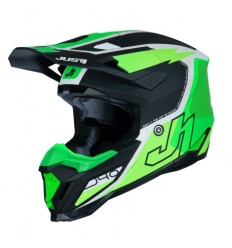 Casco Just1 J40 Flash Blanco Verde Negro |6060170291002|