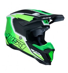 Casco Just1 J40 Flash Blanco Verde Negro |6060170291002|