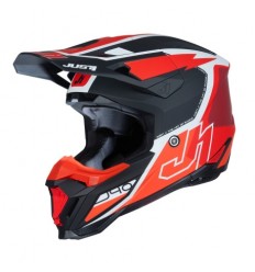 Casco Just1 J40 Flash Blanco Rojo Negro |6060170271002|