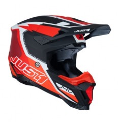 Casco Just1 J40 Flash Blanco Rojo Negro |6060170271002|