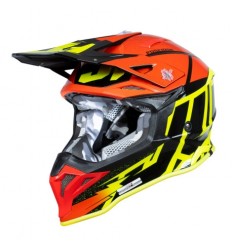 Casco Just1 J-39 Poseidon Negro Amarillo Fluor Rojo |6060040271006|