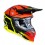 Casco Just1 J-39 Poseidon Negro Amarillo Fluor Rojo |6060040271006|