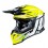 Casco Just1 J-39 Poseidon Negro Amarillo Fluor Blanco |6060040294006|