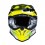 Casco Just1 J-39 Poseidon Negro Amarillo Fluor Blanco |6060040294006|