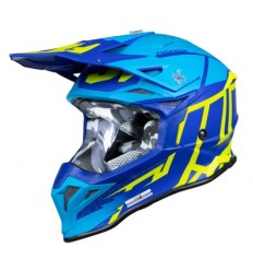 Casco Just1 J-39 Poseidon Azul Amarillo Fluor |6060040112006|