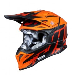 Casco Just1 J-39 Poseidon Naranja Negro Rojo |6060040151006|