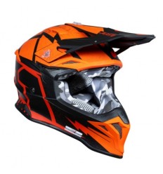 Casco Just1 J-39 Poseidon Naranja Negro Rojo |6060040151006|