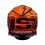 Casco Just1 J-39 Poseidon Naranja Negro Rojo |6060040151006|