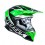 Casco Just1 J-39 Thruster Negro Verde Fluor Blanco |6060040145007|