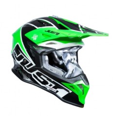 Casco Just1 J-39 Thruster Negro Verde Fluor Blanco |6060040145007|