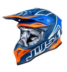 Casco Just1 J-39 Thruster Azul Naranja Blanco |6060040251007|