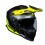 Casco Just1 J-34 Pro Outerspace Negro Titanio Amarillo Fluor |6070050194003|