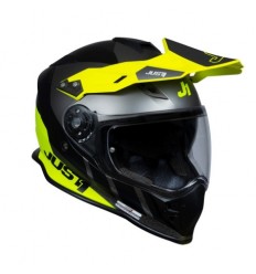 Casco Just1 J-34 Pro Outerspace Negro Titanio Amarillo Fluor |6070050194003|