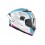 Casco Mt Thunder 4 Sv Treads C8 Gris Azul Rosa Brillo |308B37281|