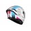 Casco Mt Thunder 4 Sv Treads C8 Gris Azul Rosa Brillo |308B37281|