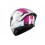 Casco Mt Thunder 4 Sv Treads C8 Gris Azul Rosa Brillo |308B37281|