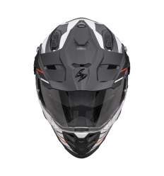 Casco Scorpion Adf-9000 Air Feat Blanco Negro Rojo |184-472-292|