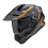 Casco Scorpion Adf-9000 Air Feat Negro Plata Naranja |184-472-304|