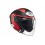 Casco Mt Cosmo Sv Cruiser B5 Rojo Negro Gris Mate |1361B621351|