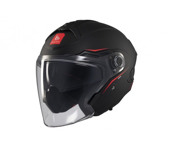 Casco Mt Cosmo Sv Solid A1 Negro Mate |1361000012|