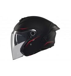 Casco Mt Cosmo Sv Solid A1 Negro Mate |1361000012|