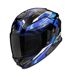 Casco Scorpion Exo-Gt Sp Air Augusta Negro Gris Azul |150-465-340|