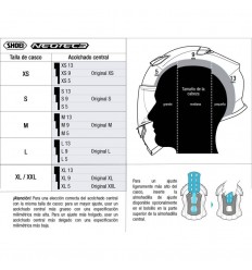 Recambio Shoei Acolchado Central Neotec 3 / Gt-Air 3 |60QCEN|