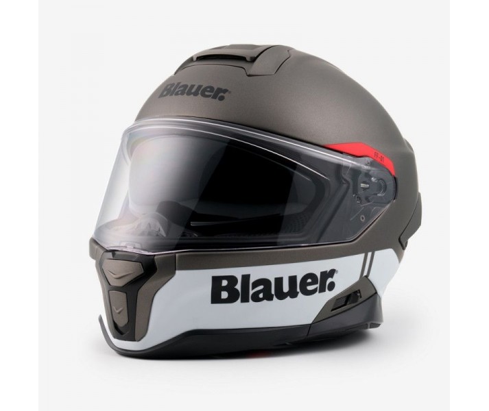 Casco Blauer Full Face Ff-01 Gris Mate |CBFF0108001|