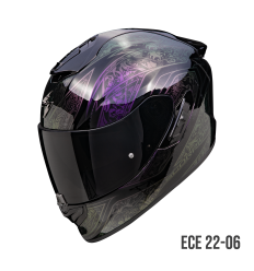 Casco Scorpion EXO-1400 Evo II Air Fantasy Negro Camaleonte |140-059-38|