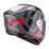 Casco Scorpion Exo-391 Arok Gris Rojo Negro |139-417-313|