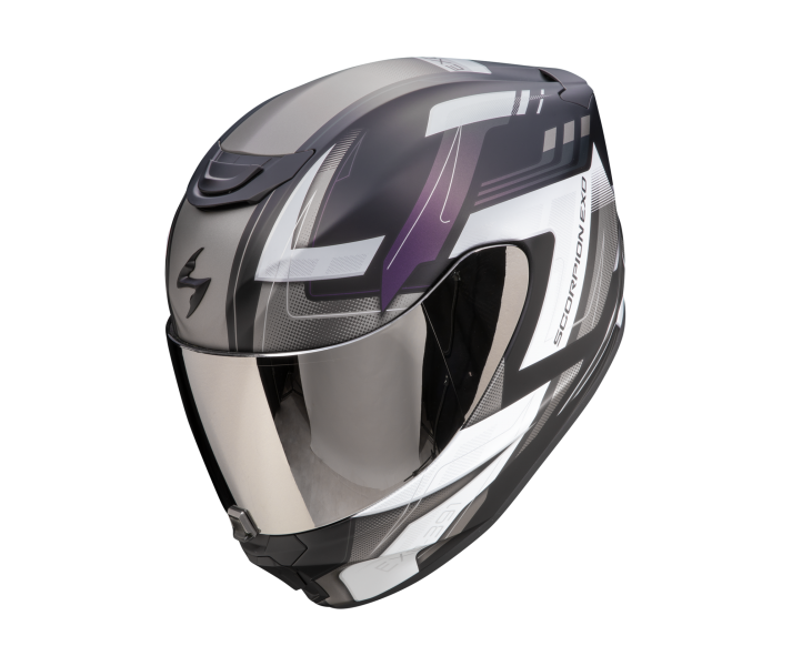 Casco Scorpion Exo-391 Captor Negro Mate Camaleonte |139-469-312|