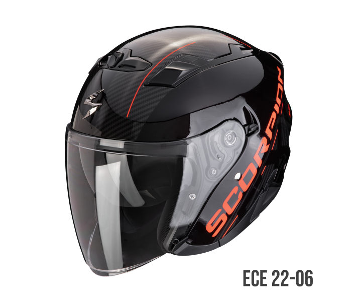 Casco Scorpion EXO 230 QR Negro Rojo |23-461-24|