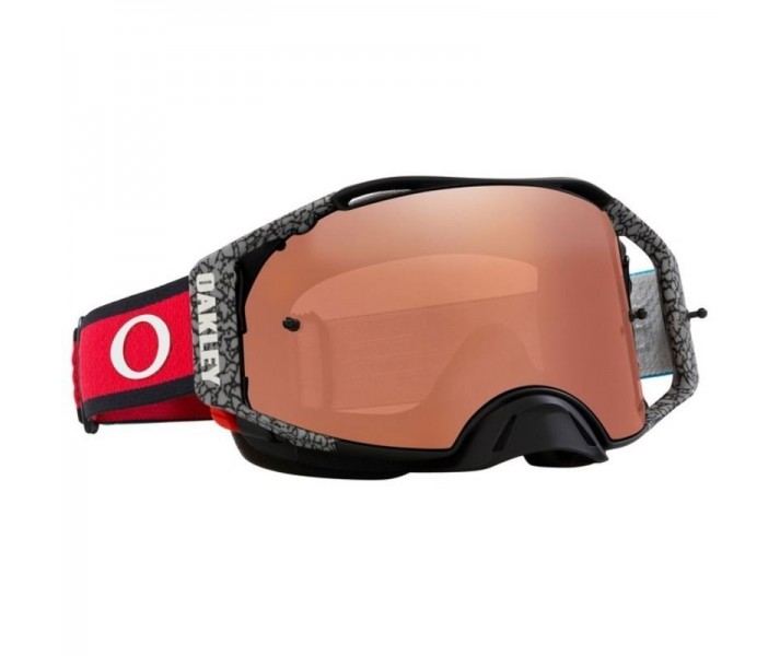 Máscara Oakley Airbrake Mx Chase Sexton Signature Rojo Azul |8009069001|