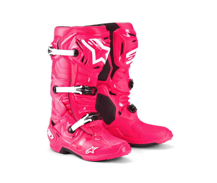 Botas Alpinestars Tech 10 Rosa Blanco |2010020-3812|