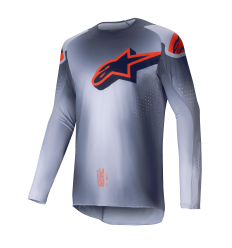 Camiseta Alpinestars Supertech Lipan Gris Naranja Fluor |3760625-9146|