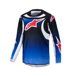 Camiseta Alpinestars Infantil Racer Wurx Azul Negro |3770225-713|